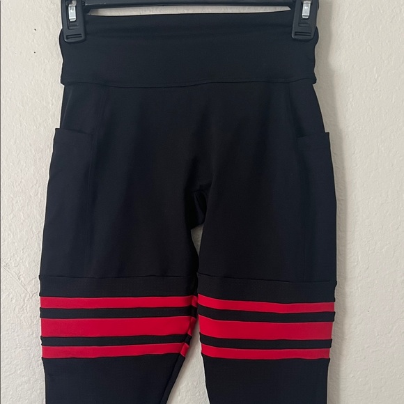 Bombshell Sportswear Scrunch Thigh Highs in Fire in Size M - Picture 5 of 16